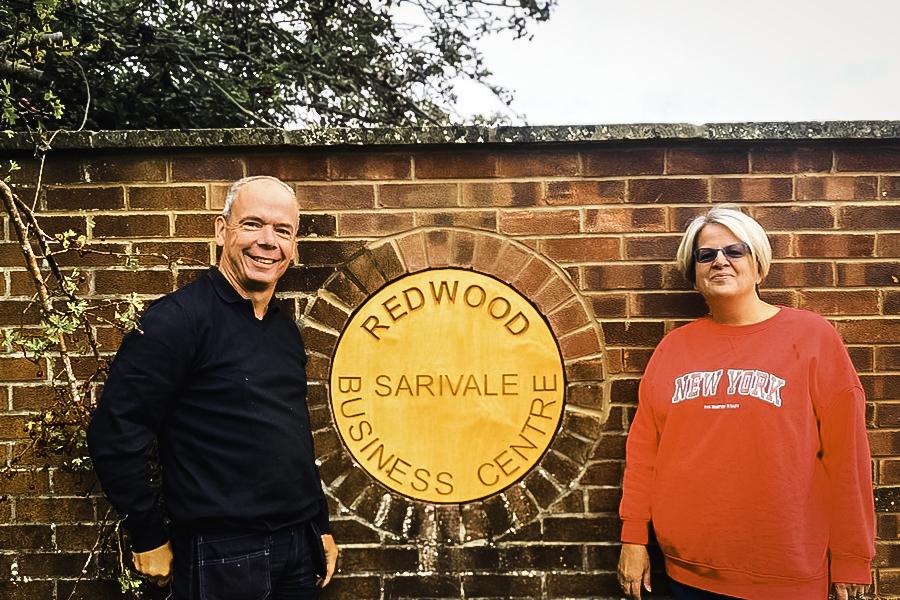 The Sarivale workshop in Calne, Wiltshire — thirty-five years in the same place.